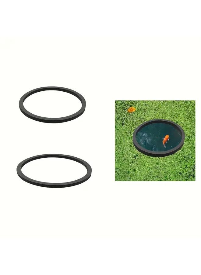 3pcs Aquarium Floating Plant Ring Reusable Foam Feeder 3 Sizes Easy Clean Fish Tank Pond - Image 1